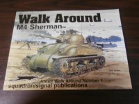 Walk Around M4 Sherman （M4戦車詳細写真集　英文）