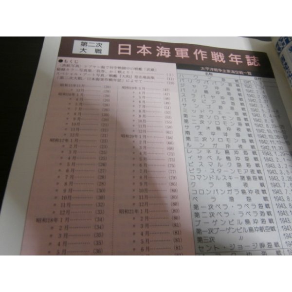 画像2: 第二次大戦　日本海軍作戦年誌（軍事雑誌丸付録） (2)